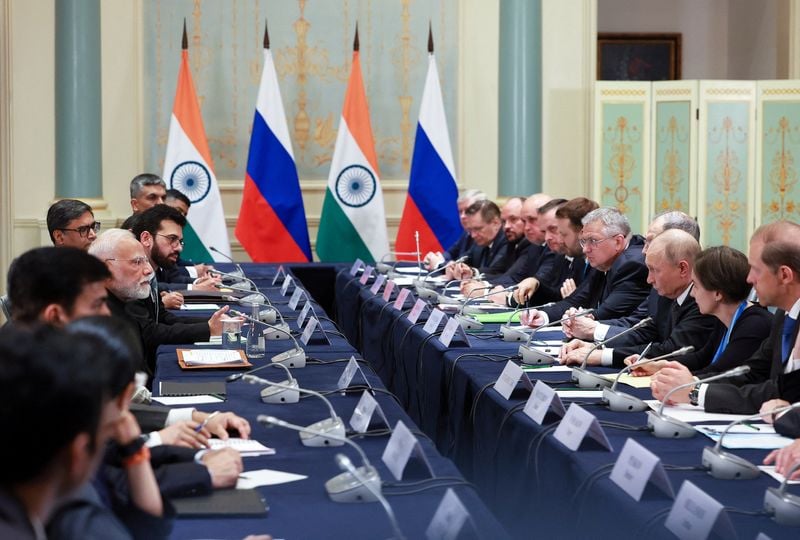 Image for Modi says Russia and India stand together even in difficult times