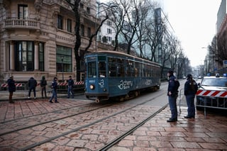 Image for Olympics-Italy's president takes the tram in video tribute to Milan transport