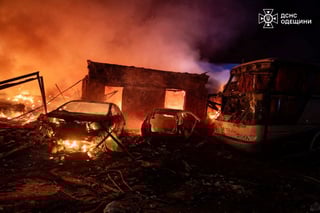 Image for Russian drones attacked Ukraine's Izmail port, damaged Panama-flagged vessel, deputy PM says