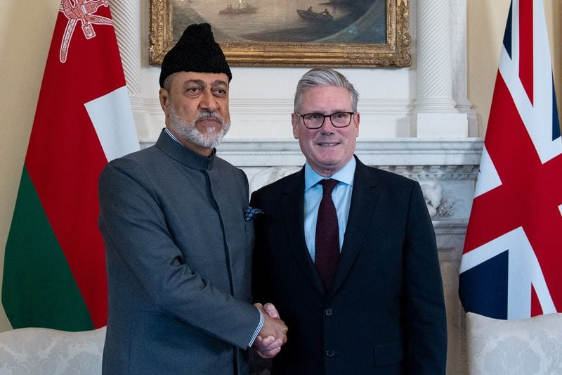 Image for UK's Starmer, Oman's sultan agree to deepen ties in energy, defence and tech
