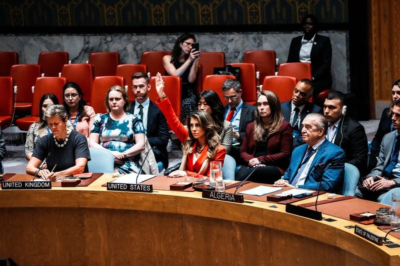 Image for US casts 6th veto at United Nations over war in Gaza