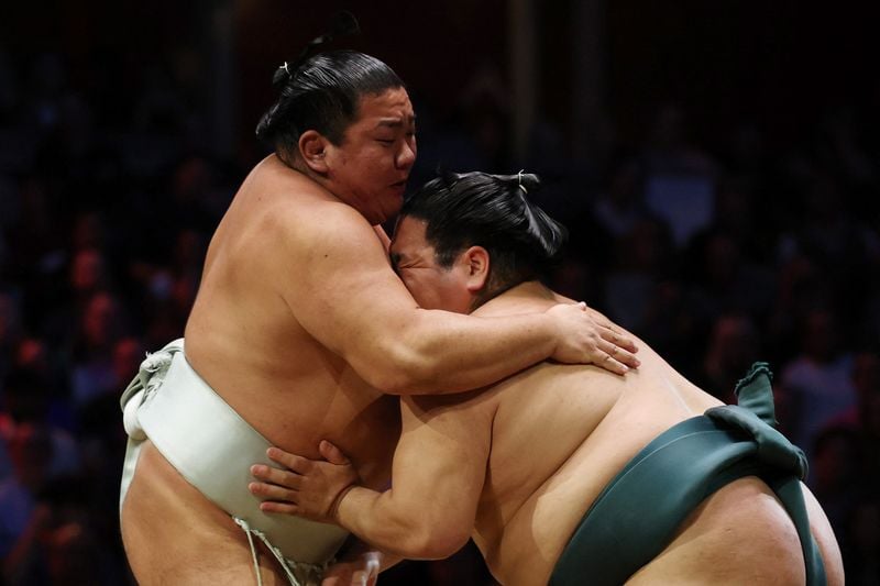 Image for Sumo-Wrestlers bid farewell to London after Hoshoryu claims trophy