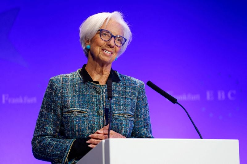 Image for ECB may lift growth outlook again, Lagarde says