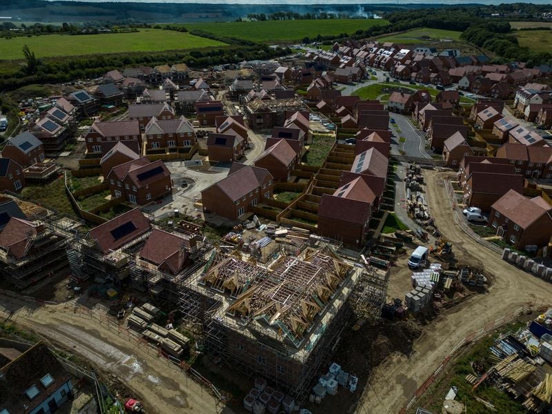 Image for UK house prices unexpectedly dip in February, Halifax data shows