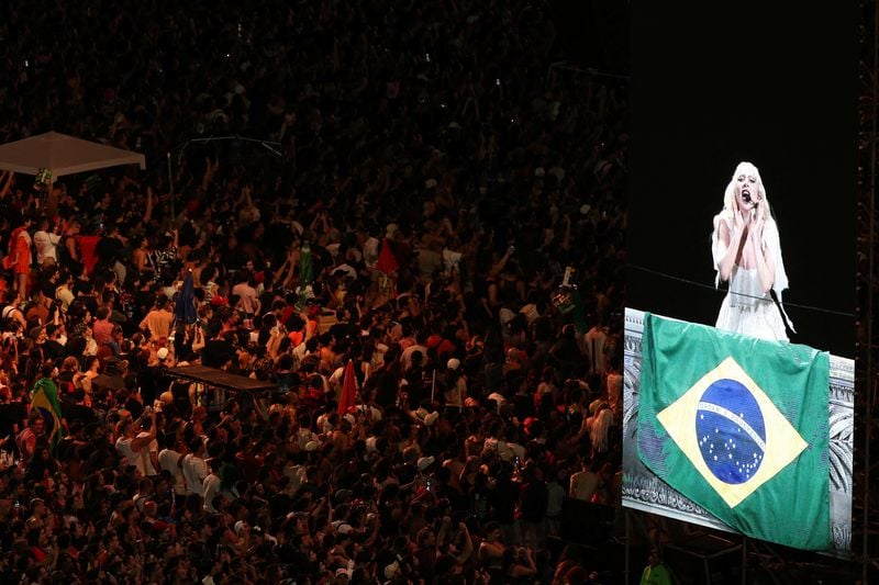 Image for Brazil police foil bomb plot targeting packed Lady Gaga concert in Rio