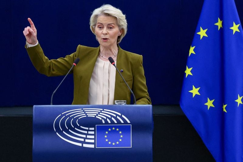 Image for EU needs deals with India, others to reduce US dependency, von der Leyen says