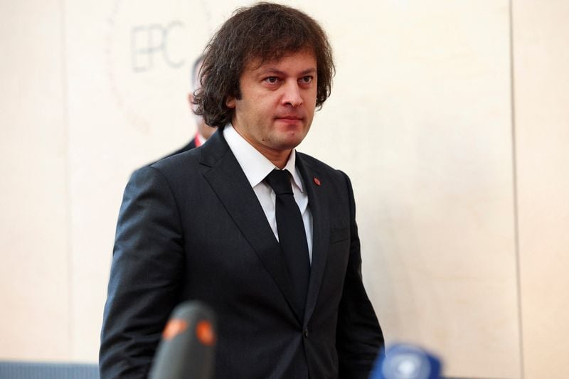 Image for Georgian PM says protesters aimed to topple the government, accuses EU of meddling