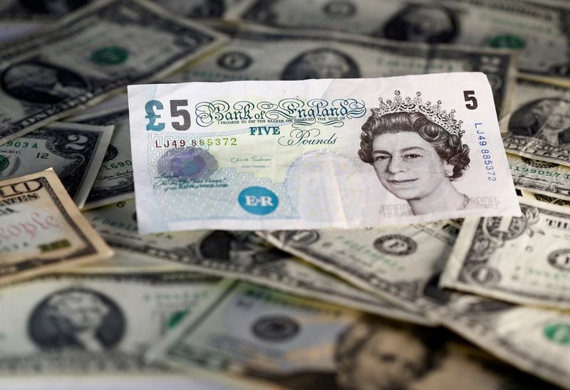 Image for Sterling snaps three-day falling streak against euro, up vs dollar