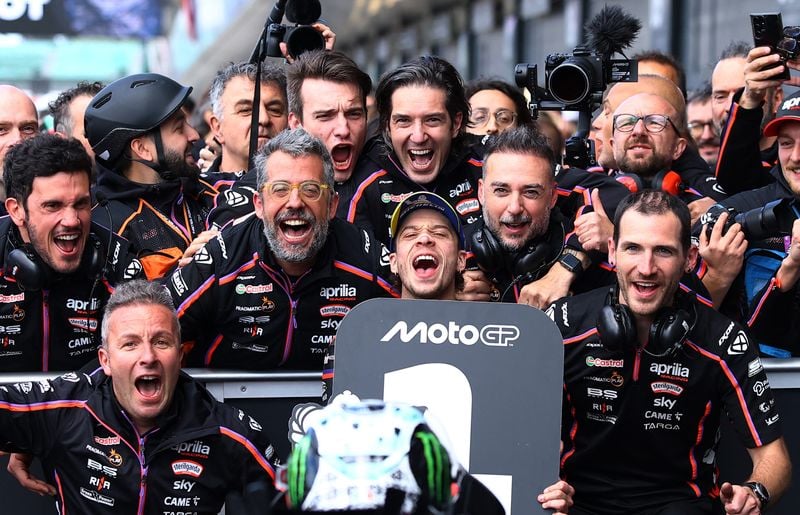 Image for Motorcycling-Aprilia's Bezzecchi wins British Grand Prix after Quartararo heartbreak