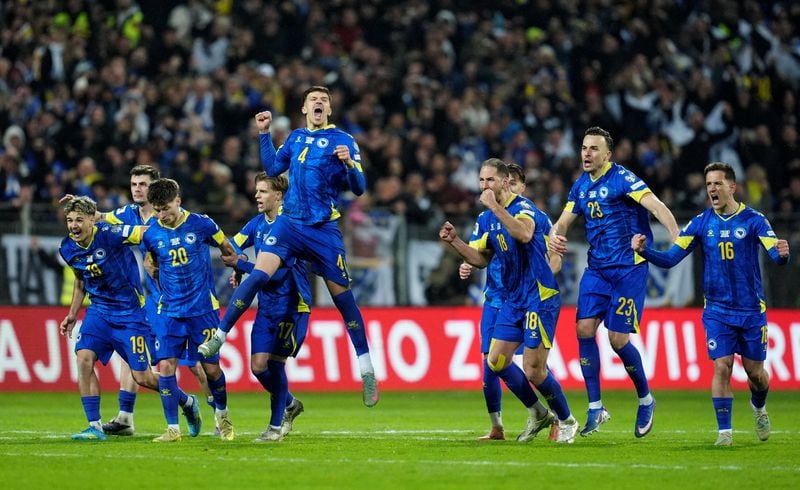 Image for Soccer-Italy miss out on World Cup for third straight time after penalty shootout loss to Bosnia
