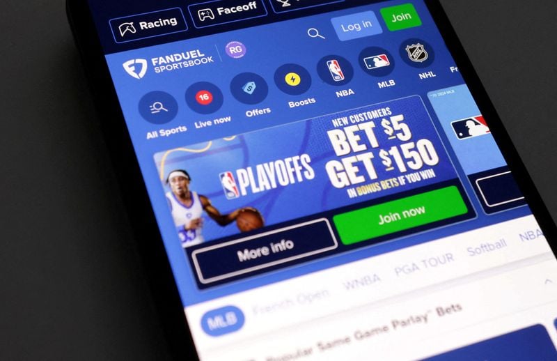 Image for FanDuel owner raises profit forecast as gamblers' winning streak ends