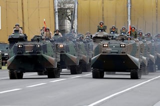 Image for Rattled by Trump, US allies eye Japan's biggest arms opening since WW2