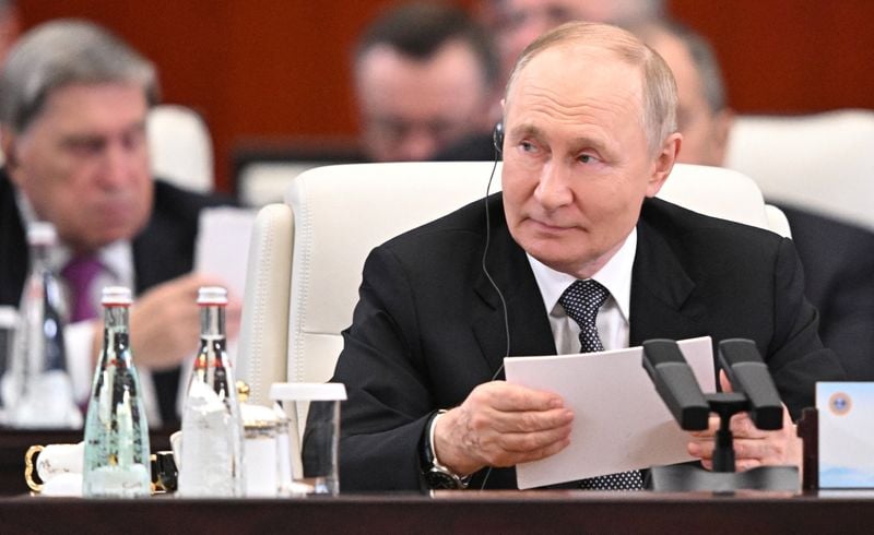 Image for Putin proposes Shanghai Cooperation Organisation members should issue joint bonds