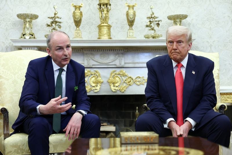 Image for Irish leader urges surge of aid to Gaza ahead of Trump meeting