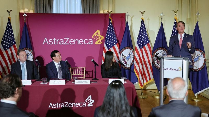 Image for AstraZeneca breaks ground at $4.5 billion Virginia plant as drugmakers court Trump
