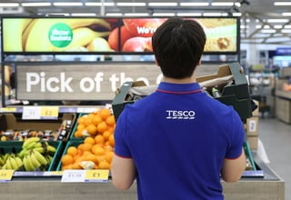 Image for Britain's Tesco boosts hourly pay to 13.28 pounds