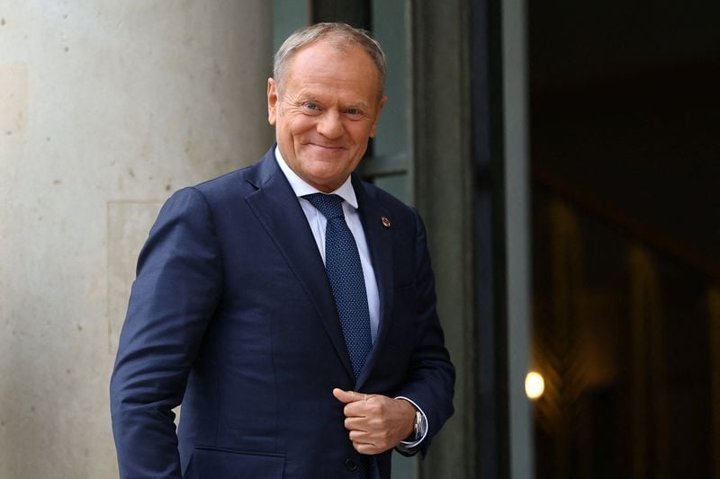 Image for Safe skies over Ukraine must not compromise Polish security, Tusk says