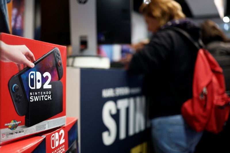 Image for Gamers line up for Nintendo Switch 2 on launch day