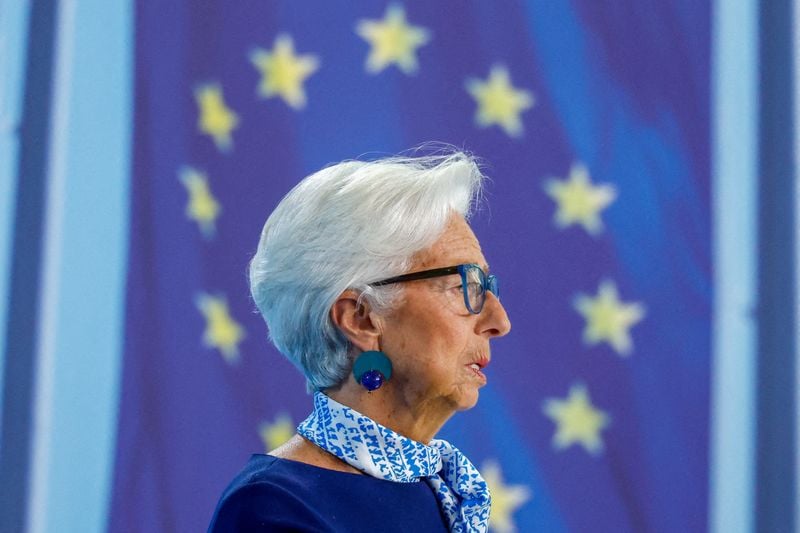 Image for EU must follow law in using frozen Russian assets to help Ukraine, Lagarde says