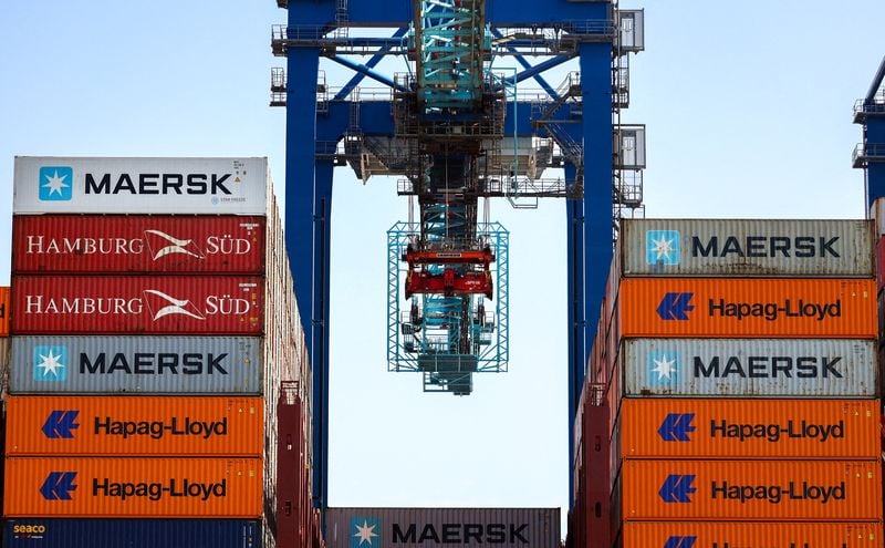 Image for Maersk posts Q3 above forecast but freight rates hit ocean container business, shares fall