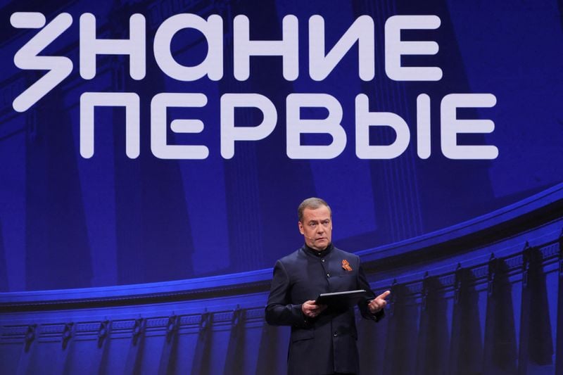 Image for Russia's Medvedev says 2026 'wartime' budget should safeguard social spending
