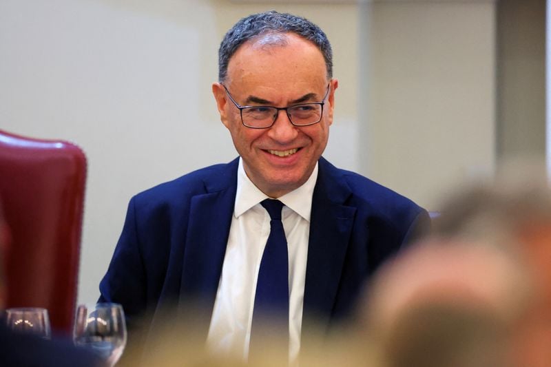 Image for Bank of England's Bailey defends bank rules after Reeves attack