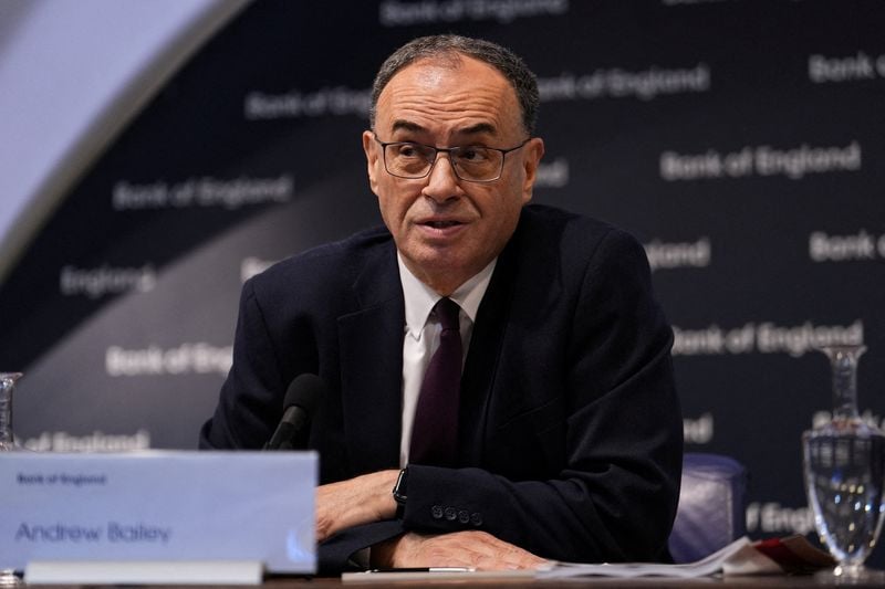 Image for BoE Governor Bailey sees gradual downward path for rates