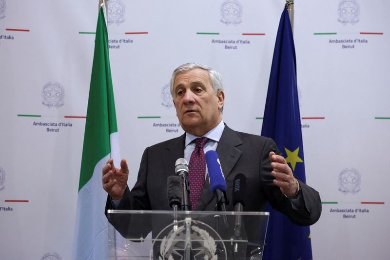 Image for Italy summons Israeli ambassador after shots fired at UN in Lebanon