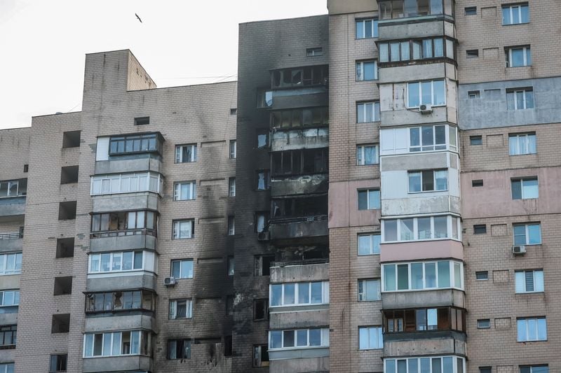 Image for Russia launched 28 missiles and 405 drones overnight, Ukraine says