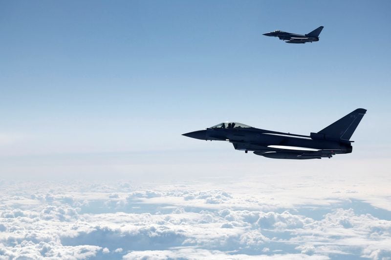 Image for UK fighter jets begin NATO air defence mission over Poland