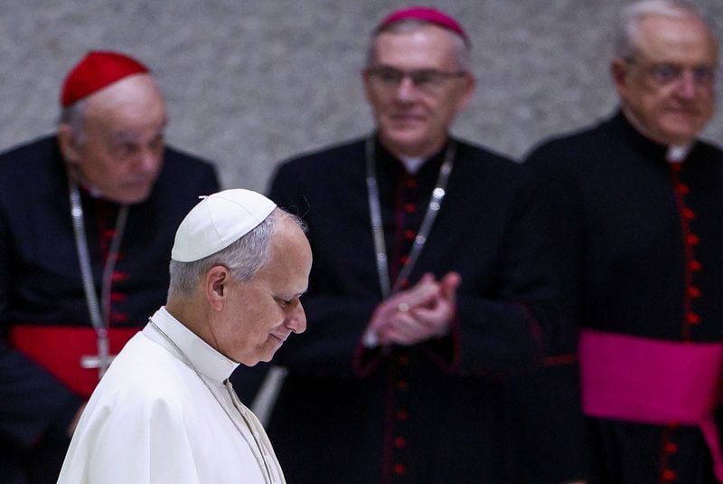 Image for Pope Leo decries world's 'zeal for war' in fiery Vatican speech