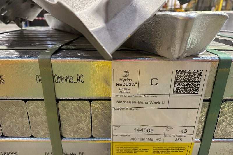 Image for Mercedes cuts EVs' environment footprint with low-carbon aluminium