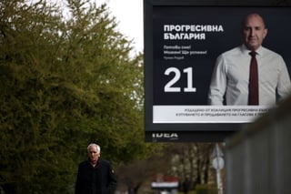 Image for Bulgaria's pro-Russian former president leads election race on anti-graft ticket