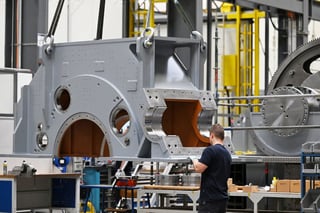 Image for German exports rise more than expected, industrial production falls