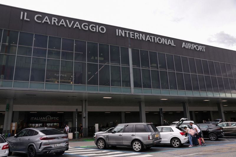 Image for Thousands stranded overnight as Italy's Bergamo airport halts flights