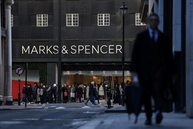Image for M&S' Christmas food sales thrive but fashion falters