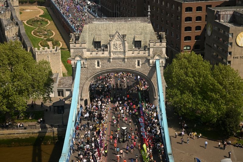Image for Athletics-London Marathon sets fundraising record with £87.3m
