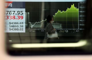 Image for Asian shares track Wall Street to record highs but higher oil prices a risk