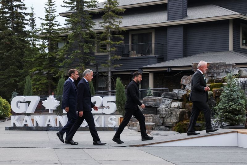 Image for Canada says it scrapped a G7 statement on Ukraine after US resistance