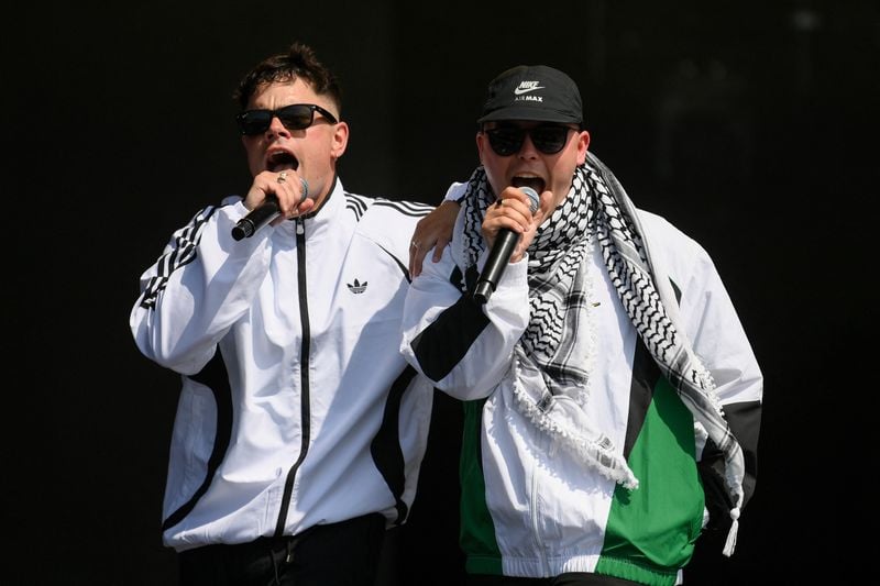 Image for UK police drop Kneecap investigation over Glastonbury set