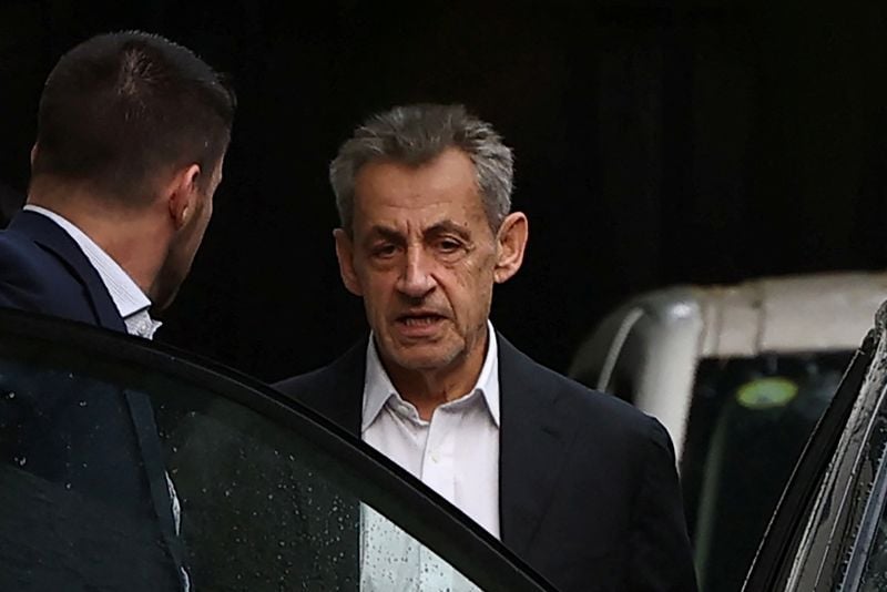 Image for Former French President Sarkozy starts 5-year prison sentence