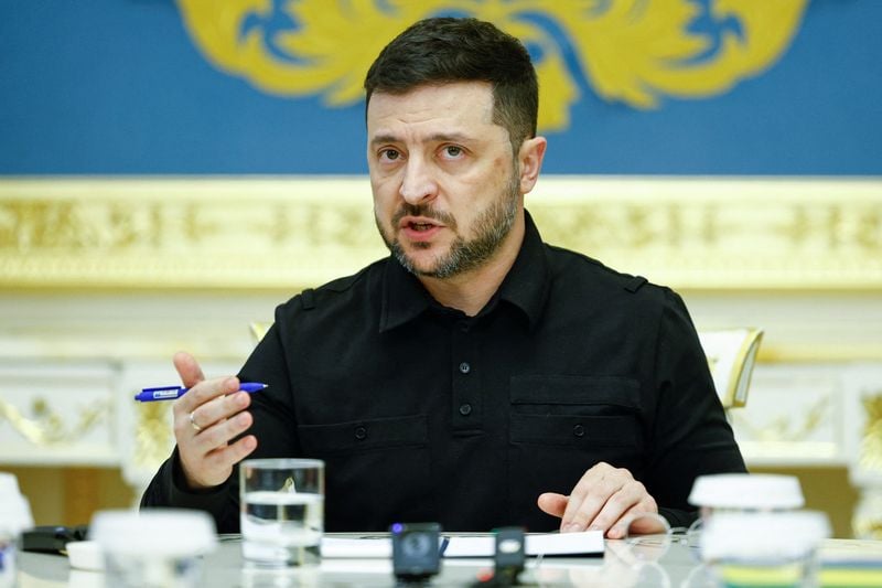 Image for Ukraine's Zelenskiy calls for dismissal of energy, justice ministers amid corruption probe