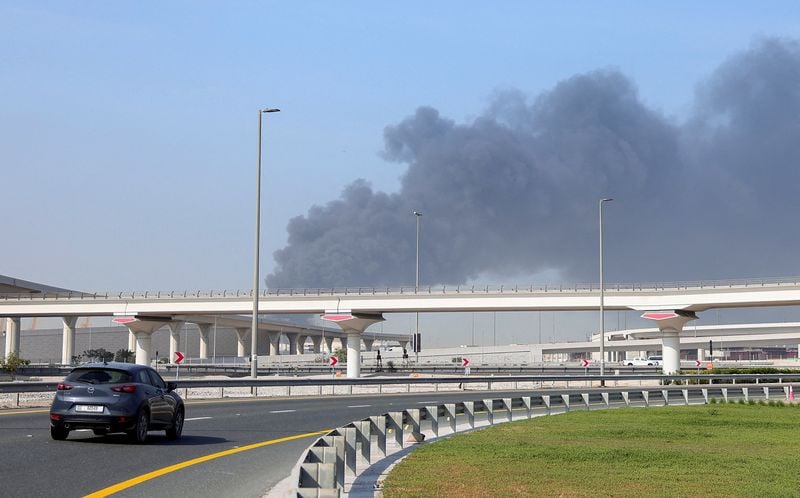 Image for Waves of blasts heard over Dubai, Doha for second day, witnesses say