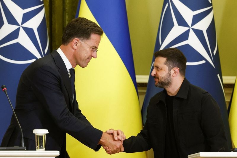 Image for NATO Chief: NATO allies, Ukraine working on security guarantees so Russia will never attack again