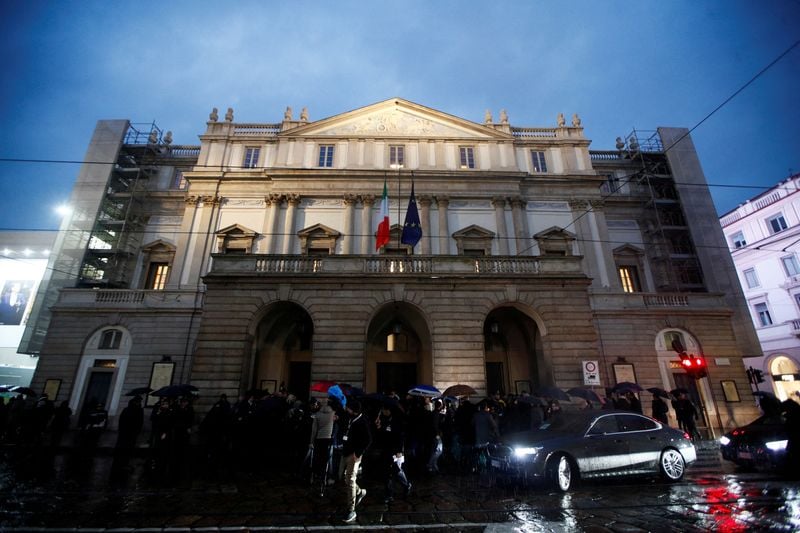 Image for Milan's La Scala theatre fires usher who shouted 'Free Palestine' at gala event
