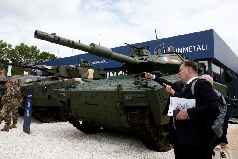 Image for Rheinmetall expects robust 2025 sales amid Europe's defence push