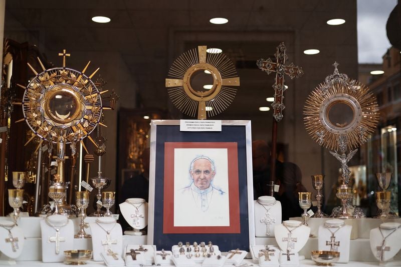 Image for Pope Francis slept well as his condition improves, the Vatican says