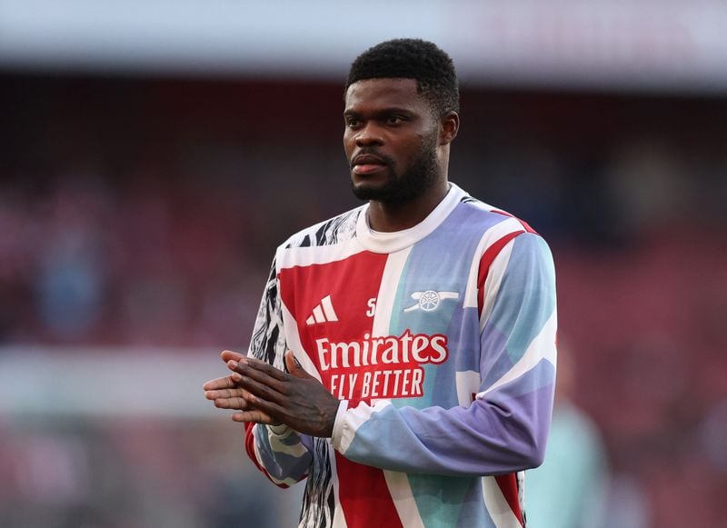 Image for Former Arsenal soccer player Partey charged with five counts of rape