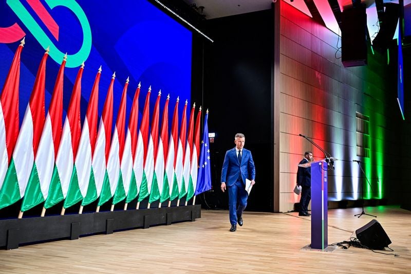 Image for Hungary's election winner Magyar says to suspend state media news broadcast