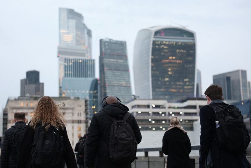 Image for UK job vacancies slide in November but pay growth accelerates, Adzuna says